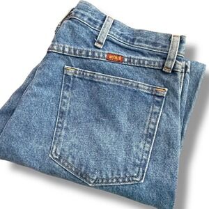 Rustler Mens Blue Denim‎ Jeans 35x30 Straight Leg